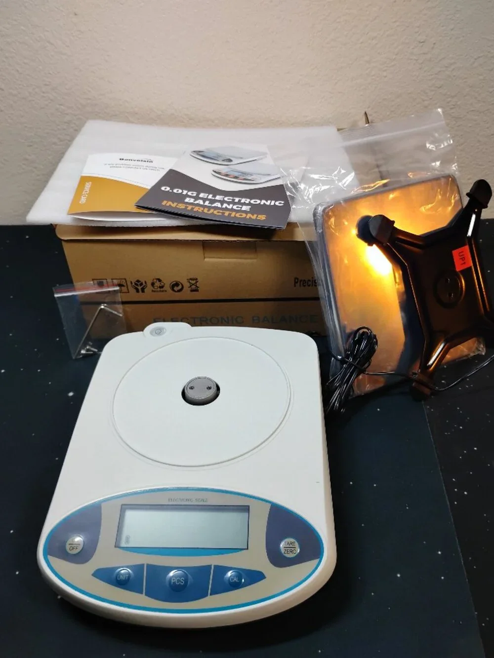 Bonvoisin 5000g x 0.01g Lab Scale High Precision Digital Electronic Balance